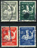 Netherlands B37-40 Used Semi-Postal Set From 1929 - Ungebraucht
