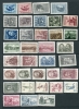 Czechoslovakia 1951 Mi 643-695 MNH/MH Complete Year (- 5 Stamps) Cv 87 Euro - Unused Stamps