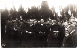 CARTE PHOTO : PERSONNAGE POLITIQUE A IDENTIFIER MILITAIRE EVENEMENT INAUGURATION DISCOURS - Figuren