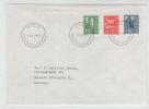 Norway FDC Ordinary Stamps 15-2-1973 With Cachet Sent To Denmark - FDC