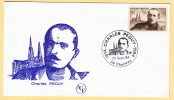 - Enveloppe Timbre 12F C PEGUY - Hommage Charles PEGUY- 30 Septembre 1984 - CHARTRES - - Souvenir Blocks