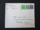 Départ CHICO CALIFORNIE Dest. Schaerbeek, Square Des Chasseurs Ardennais 1948 Timbre 1 X 3 Et 2 X 1 Cents Airmail (M6) - Briefe U. Dokumente