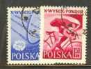 POLAND 1957 MICHEL NO: 1015-1016  USED - Usati