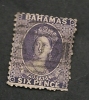 GRANDE-BRETAGNE -  BAHAMAS -  N° 4 A -  Y & T -  O - Cote  550 € - 1859-1963 Kronenkolonie