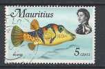 Mauritius 1969 -  Fish, 5 C.  Y&T 332  Mi. 334  Used, Oblitéré, Gest. - Mauritius (1968-...)