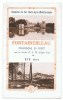 1914 - Trains - FONTAINEBLEAU Services PLM - Autocar - Horaires été - Europa