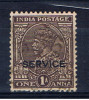 IND Indien 1922 Mi 65 Dienstmarke - 1911-35 Koning George V