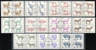 BULGARIA \ BULGARIE - 1991 - Serie Courant - Animaux De La Ferme - 11v (o) - Used Stamps