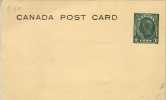 Entero Postal Privado,Canada, Nuevo - 1903-1954 Rois