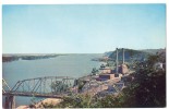 USA, Hannibal, Missouri From Cardiff Hill, Showing Mark Twain Memorial Bridge, Unused Postcard [P8513] - Autres & Non Classés