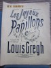 Partition"les Joyeux Papillons" Caprice Pour Le Piano De Louis Gregh : Musique Classique - Tasteninstrumente