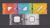 Portugal 2012 , Mi.Nr. 3708/12 , Comunica A Cores - Postfrisch / MNH / Mint / (**) - Unused Stamps