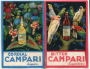 CALENDARIO PUBBLICITà BITTER CAMPARI ANNO 1924 - Petit Format : 1921-40