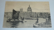 St-PAULS CATHEDRAL FROM THE THAMES LONDON - ANGLETERRE - UNITED KINGDOM - ENGLAND - St. Paul's Cathedral