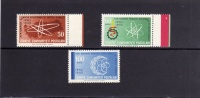 TURCHIA - TURKÍA - TURKEY 1963 RICERCHE NUCLEARI - NUCLEAR RESEARCH SERIE COMPLETA MNH - Ungebraucht