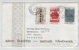 Norway FDC Sami Handicraft Complete 9-10-1973 With Cachet Sent To Denmark - FDC