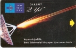 TARJETA DE TURQUIA DE UNA ANTENA PARA SATELITE 60 UNITS - Astronomy