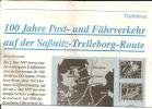 Deutschland. Fährpost Nach Und Von Dänemerk, Schweden Ab 1897 Auf 4 DIN A 4 Seiten - Zeepost & Postgeschiedenis