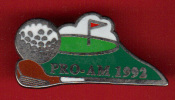 21305-pin's Golf.pro Am 1992..signé Coinderoux Privilege.. - Golf
