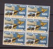 New Zealand Postfris 1964 Nr 432 Blok Van 6: Zekerheid Op De Straat - Ongebruikt