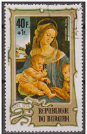 Burundi 1974 Scott CB34 Sello * Navidad Christmas Noel Madonna & Child De Hans Memling 40+1F Correo Aereo Burundi Stamps - Neufs