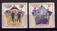 CUBA  1963 - FIESTA DEL TRABAJO - YVERT Nº 667-668 - Ongebruikt