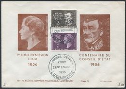 Luxemburg 1956 - Luxembourg 1956 - Michel 559-560 Auf FDC - FDC