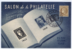 SALON DE LA PHILATELIE 1946, Obl. - Storia Postale