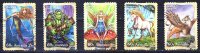 Australia 2011 Mythical Creatures Set Of 5 Self-adhesives Used - - Oblitérés