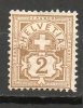 SUISSE 2c Bistre 1882 N°63 - Ongebruikt