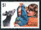 Australia 1987 Aussie Kids- $1 Children With Kangaroo MNH - Mint Stamps