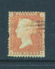 GREAT BRITAIN  -  1858  1d   Used  (faults As Scan) (Zoom In For Pl. No's - My Eyesight Is Too Bad) - Used Stamps