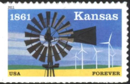 Mint Stamp Kansas  2011  From USA - Unused Stamps