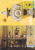 HOROLOGERY, 6X, 2000, CM. MAXI CARD, CARTES MAXIMUM, ROMANIA - Clocks