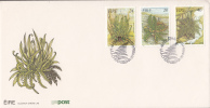 Ireland Scott #655-#657 FDC Set Of 3 Hart´s Tongue, Rusty-backed, Killarney - Ferns - FDC