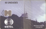 TARJETA DE CHILE DE UNA ANTENA DE TELECOMUNICACIONES (SATELLITE) NUEVA-MINT - Sterrenkunde