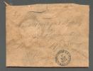 RARE!  1888  RUSSIA    LATVIA  VALUE LETTER WITH WAX SEALS , RUTZAU   RUCAVA  TO  TUKUMS  TUCKUM - Briefe U. Dokumente