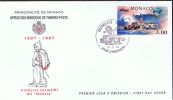 MC+ Monaco 1996 Mi 2336 FDC Automobilsport - Brieven En Documenten