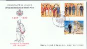 MC+ Monaco 1997 Mi 2359-61 FDC Palastgarde - Covers & Documents