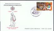 MC+ Monaco 1997 Mi 2362 FDC Tennisturnier - Covers & Documents