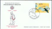 MC+ Monaco 1997 Mi 2384 FDC Walfang - Covers & Documents