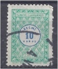 TURKEY 1969 Official - 10k - Blue And Green FU - Dienstmarken