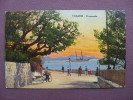 CPA 83 TAMARIS Promenade CARTE HELIOCHROMIE Couleur 1923 - Tamaris