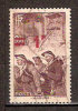 Timbre France Y&T N° 489 (1) Obl .  Mineurs. 1 F. Sur 2 F 15. Brun-lilas. Cote 0,50 € - Oblitérés