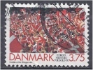 DENMARK 1992 Denmark, European Football Champion. - 3k75 Celebrating Crowd FU - Usati