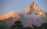 Nepal - Peak Of Machhapuchhare (22,958 Ft), Pokhara. [CPM Postcard] - Nepal