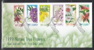 New Zealand 1999 Native Tree Flowers FDC - FDC