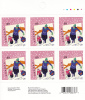 Canada #BK338 Pane Of 6 89c Winter Joys (toboggans) - Christmas - Cuadernillos Completos