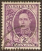 AUSTRALIA - USED 1944 2d King George VI, Perf 15x14 - Gebraucht