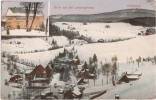 Johanngeorgenstadt Erzgebirge Gasthof Unterjugel Color Blick Auf Die Landesgrenze Winter Schnee - Johanngeorgenstadt